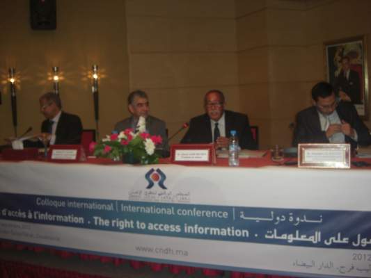 الدار البيضاء: وقائع من الجلسة الافتتاحية للندوة الدولية للحق في لوصول إلى المعلومات