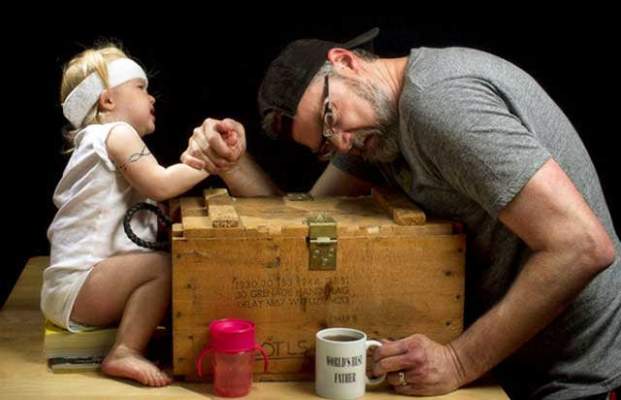 ألبوم صور مدهشة لأفضل أب في العالم مع ابنته