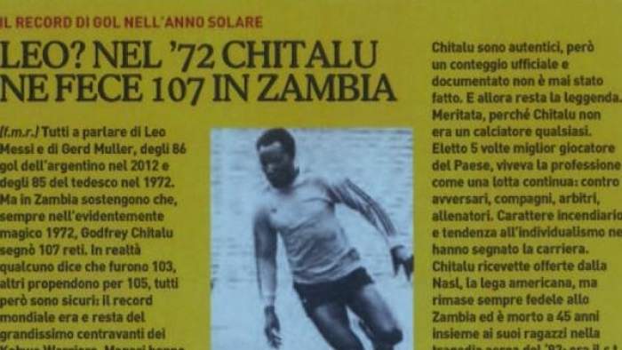 صحف إسبانية وأوربية: ميسي لم يحطم الرقم القياسي وجدل حول لاعب من زامبيا الذي سجل 107 أهداف في عام واحد