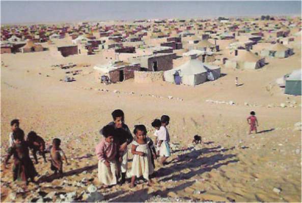 بيان بشأن قيام الجزائر بتشييد حواجز رملية تعزل المخيمات