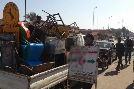 إصابة أفراد من القوات العمومية إثر تدخلها لتحرير ملك عام بإحدى الجماعات ببولمان