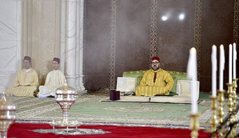 أمير المؤمنين يترأس حفل إحياء ليلة القدر المباركة بمسجد الحسن الثاني بالدار البيضاء