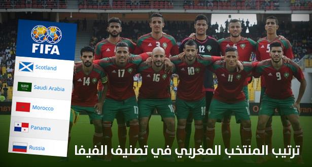 تصنيف الفيفا.. ترتيب المنتخب المغربي لشهر غشت