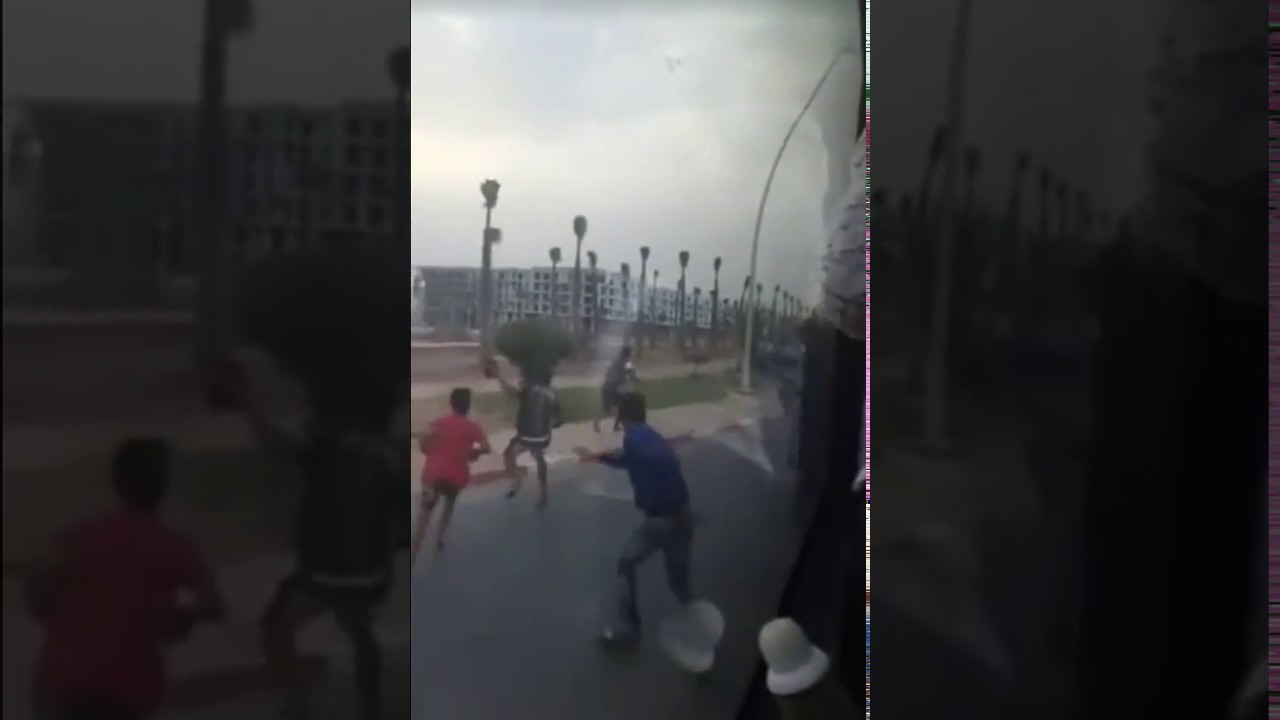خطير.. مشرملين يهاجمون حافلة للنقل العمومي بالحجارة بمدينة أكادير