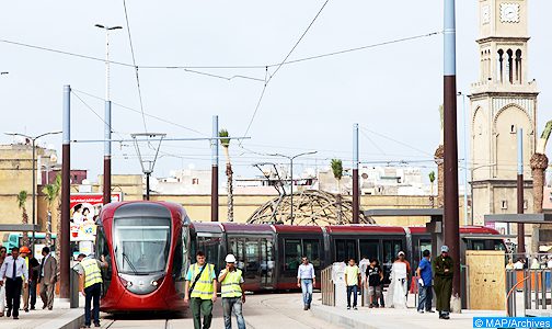 الدار البيضاء: تقدم في أشغال تحويل شبكات الماء والتطهير والكهرباء لإنجاز الخطين 3 و4 للطرمواي