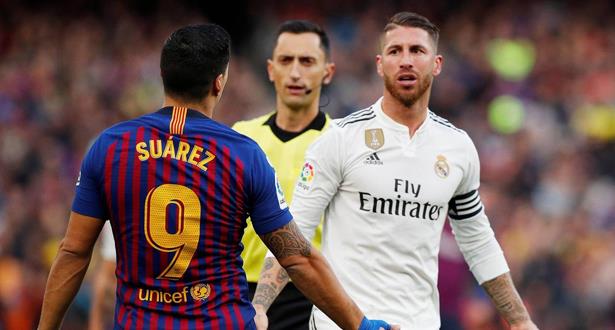 تشكيلتا الكلاسيكو.. جاريث بيل يقود هجوم ريال مدريد وميسي في قيادة برشلونة