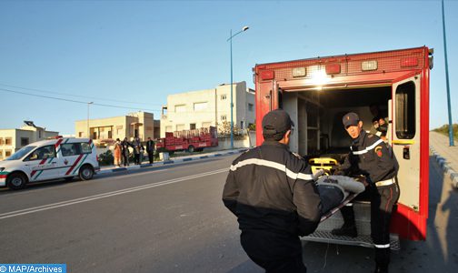 مصرع 3 أشخاص جراء اصطدام حافلتين لنقل العمال بطنجة