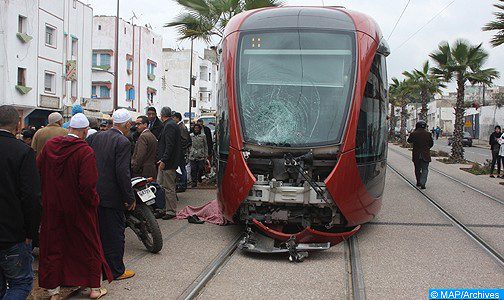 الدار البيضاء: شخص مسن يلقى مصرعه في حادث ترامواي