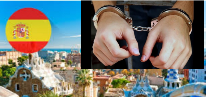 شاهد لحظة إلقاء القبض على شاب جزائري حاول سرقة ساعة يدوية لسائح ببرشلونة (فيديو)