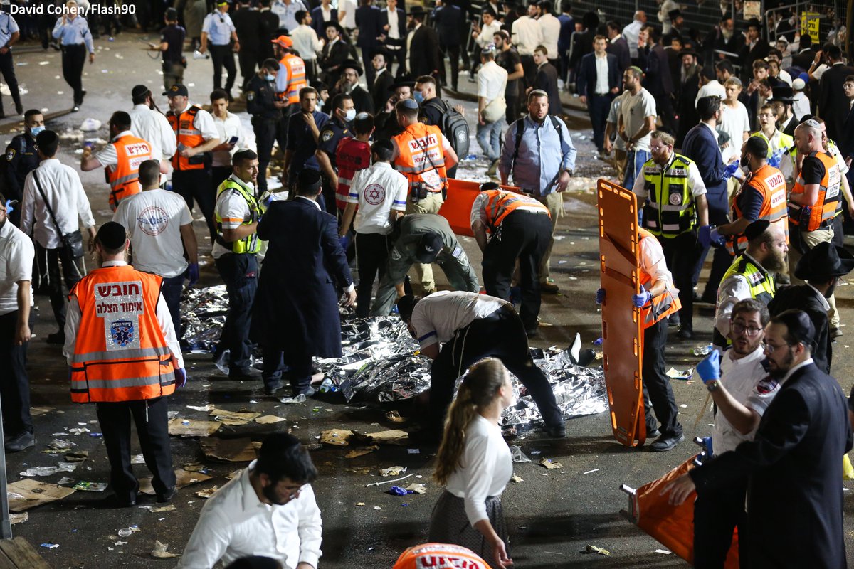 فيديو: تفاصيل مقتل مالا يقل عن 44  شخصا في اسرائيل أثناء حفل ديني