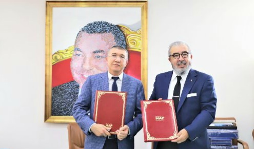 توقيع اتفاقية بين وكالة المغرب العربي للأنباء والمركز الجهوي للاستثمار درعة تافيلالت