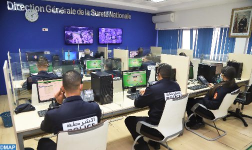 قاعة القيادة والتنسيق بالمنطقة الإقليمية للأمن بسلا: عمل دؤوب على كافة الواجهات خدمة للمواطن