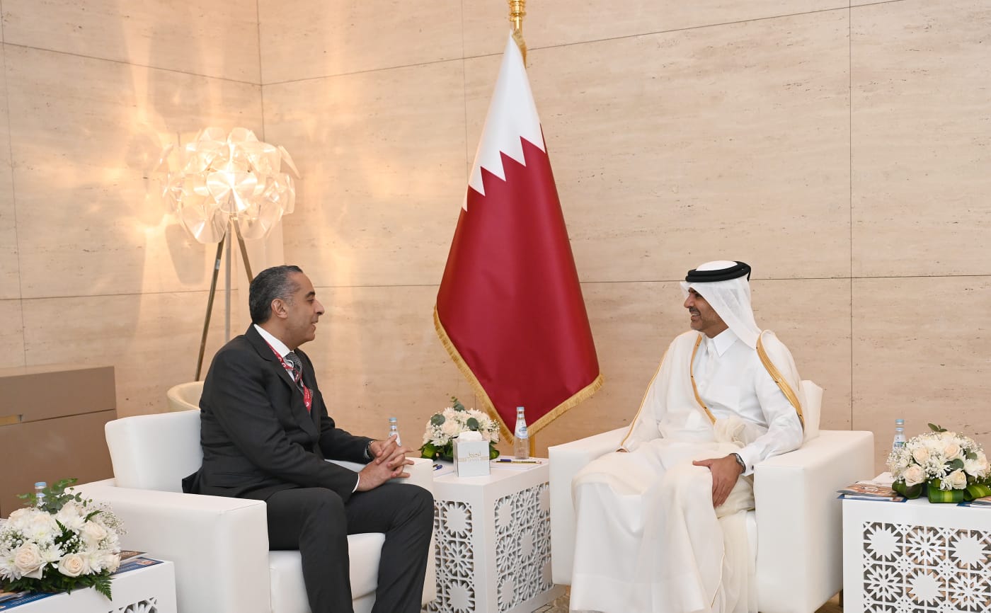 رئيس مجلس الوزراء القطري ومدير الأمن العام القطري يستقبلان عبداللطيف حموشي