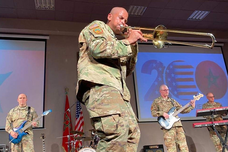 فرقة ‘فري غروف’ الموسيقية للجيش الأمريكي في جولة بالمغرب على هامش تمرين الأسد الأفريقي 2022