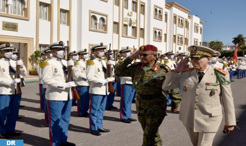 المفتش العام للقوات المسلحة الملكية يستقبل رئيس الأركان العامة للقوات المسلحة بجيبوتي