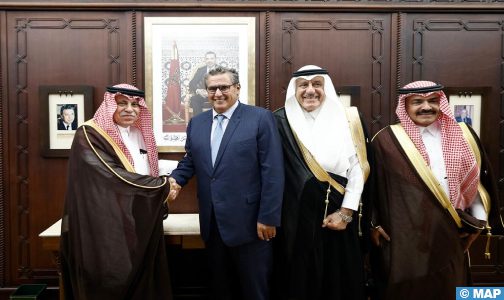 رئيس الحكومة عزيز أخنوش يستقبل وزير التجارة السعودي