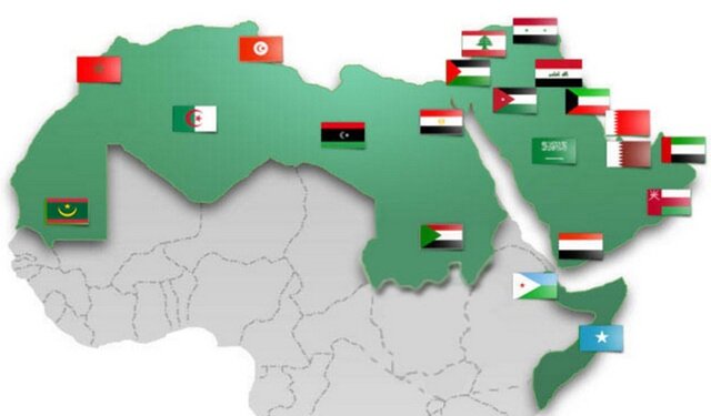 جامعة الدول العربية: خريطة الوطن العربي المعتمدة رسميا لا تظهر الحدود بين الدول تعزيزا لمفهوم الوحدة العربية