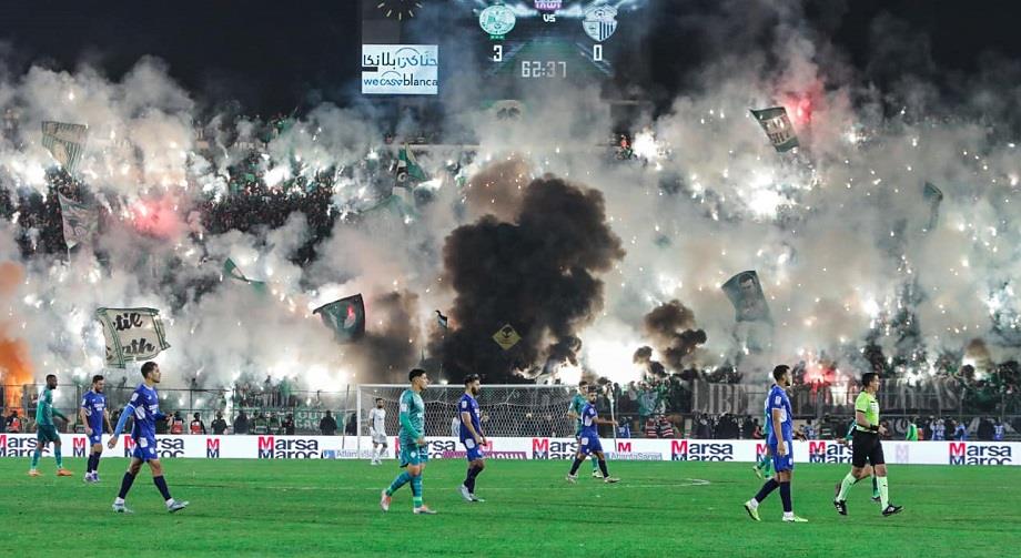 الدورة الـ11 من البطولة الإحترافية: الرجاء يتغلب على اتحاد طنجة بثلاثية