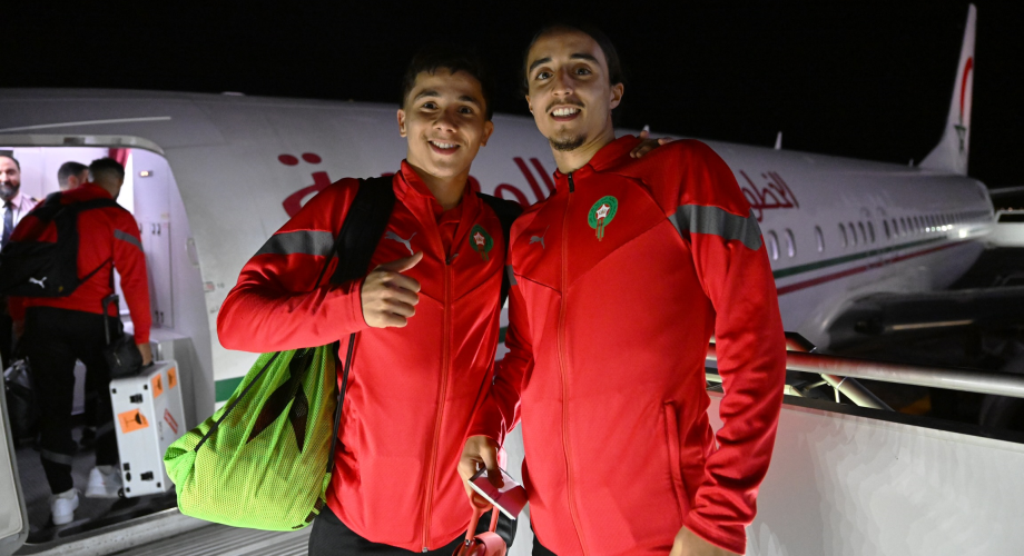 المنتخب المغربي يتوجه إلى إسبانيا لملاقاة البيرو في مباراة ودية