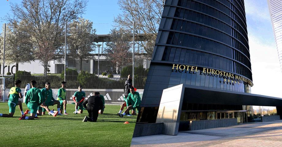 مدريد: ردود فعل غاضبة بسبب ما تعرض له ‘الأسود’ في فندق إقامتهم