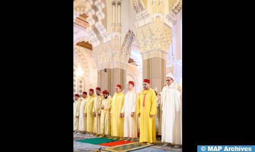 أمير المؤمنين يؤدي غدا السبت صلاة عيد الفطر المبارك بالمسجد المحمدي بمدينة الدار البيضاء