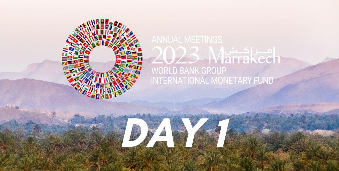 مراكش: انطلاق أشغال الاجتماعات السنوية لصندوق النقد والبنك الدوليين