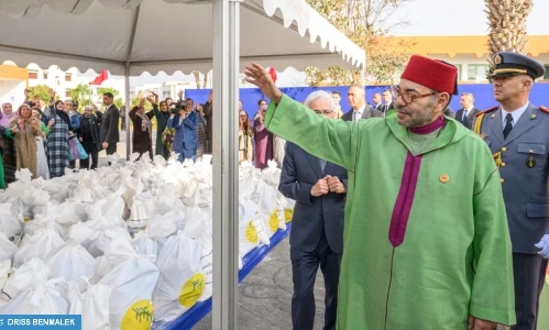 الملك محمد السادس يعطي بالرباط انطلاقة العملية الوطنية ‘رمضان 1445’ لفائدة مليون أسرة