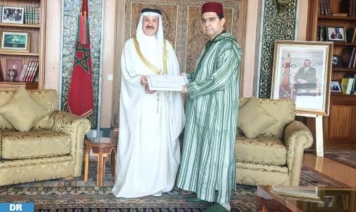 بوريطة يستقبل سفير مملكة البحرين حاملا رسالة خطية إلى الملك محمد السادس من العاهل البحريني