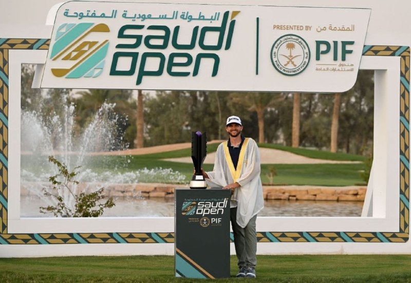 الأمريكي جون كاتلين يتوج بلقب بطولة السعودية المفتوحة للجولف المقدمة من صندوق الاستثمارات العامة