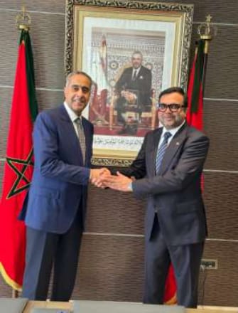 عبد اللطيف حموشي يتباحث مع سفير باكستان لدى المغرب