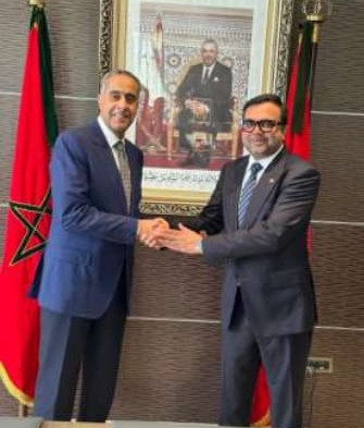 عبد اللطيف حموشي يتباحث مع سفير باكستان لدى المغرب