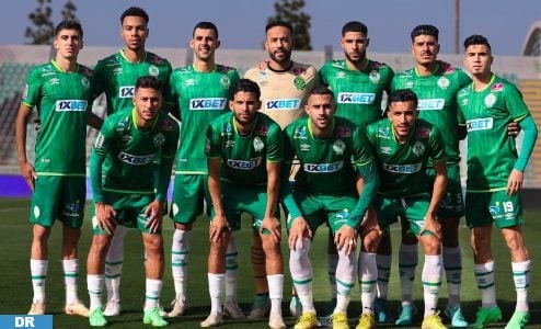 فريق الرجاء الرياضي  لكرة القدم يتوج بطلا للمغرب