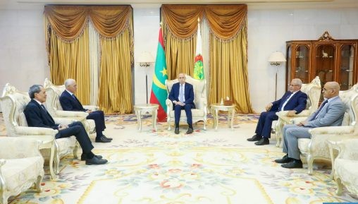 الرئيس الموريتاني يستقبل رئيس مجلس النواب المغربي