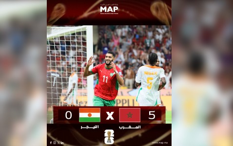 المنتخب المغربي يتأهل إلى نهائيات مونديال  2026 عقب فوزه على النيجر ‘5-0’
