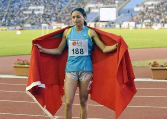 العداءة المغربية حليمة حشلاف تحتل المركز الثاني في ملتقى مدريد لألعاب القوى