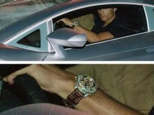 صورة: معصم كريستيانو رونالدو يساوي مليون ونصف يورو