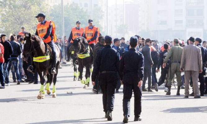 تفاصيل نجاح مباراة الديربي البيضاوي على الصعيد الأمني
