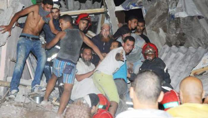 كازا..  بالصورة ممثلة مغربية من ضحايا انهيار 3 مبان في بوركون