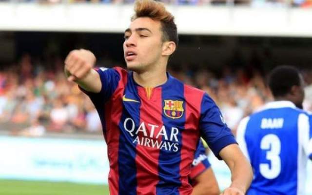 الأرسنال مهتم بمهاجم برشلونة الصاعد