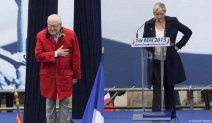 حزب الجبهة الوطنية الفرنسي يعلق عضوية جان ماري لوبان